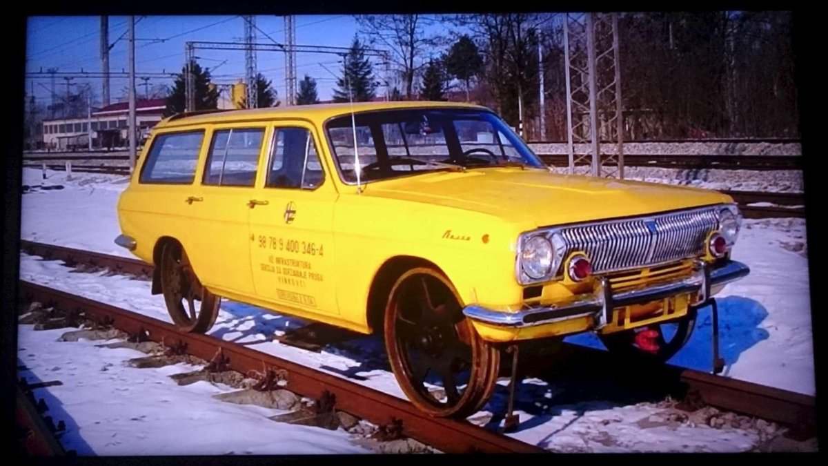 Волга ГАЗ-24 дрезина