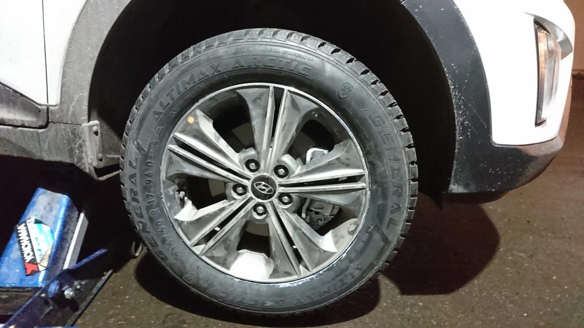 Колеса зимние на Hyundai Creta