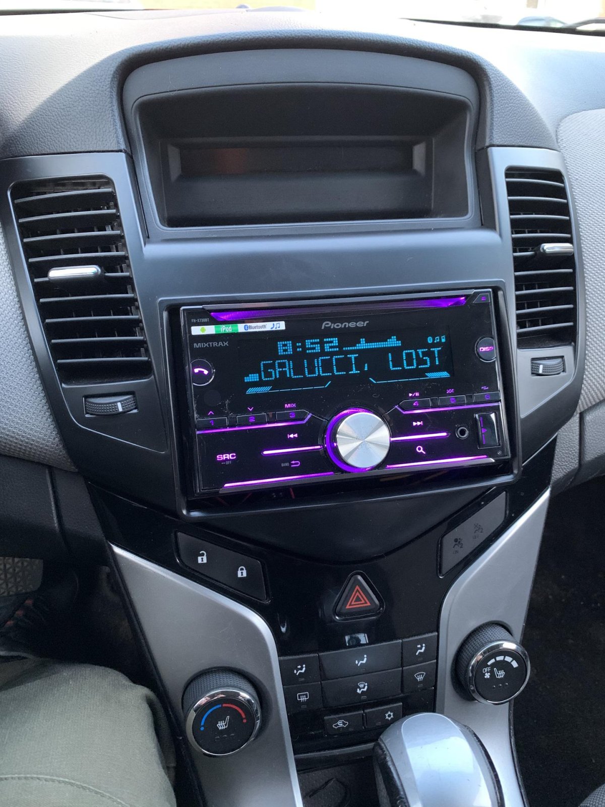 Шевроле Круз 2 Дин магнитола