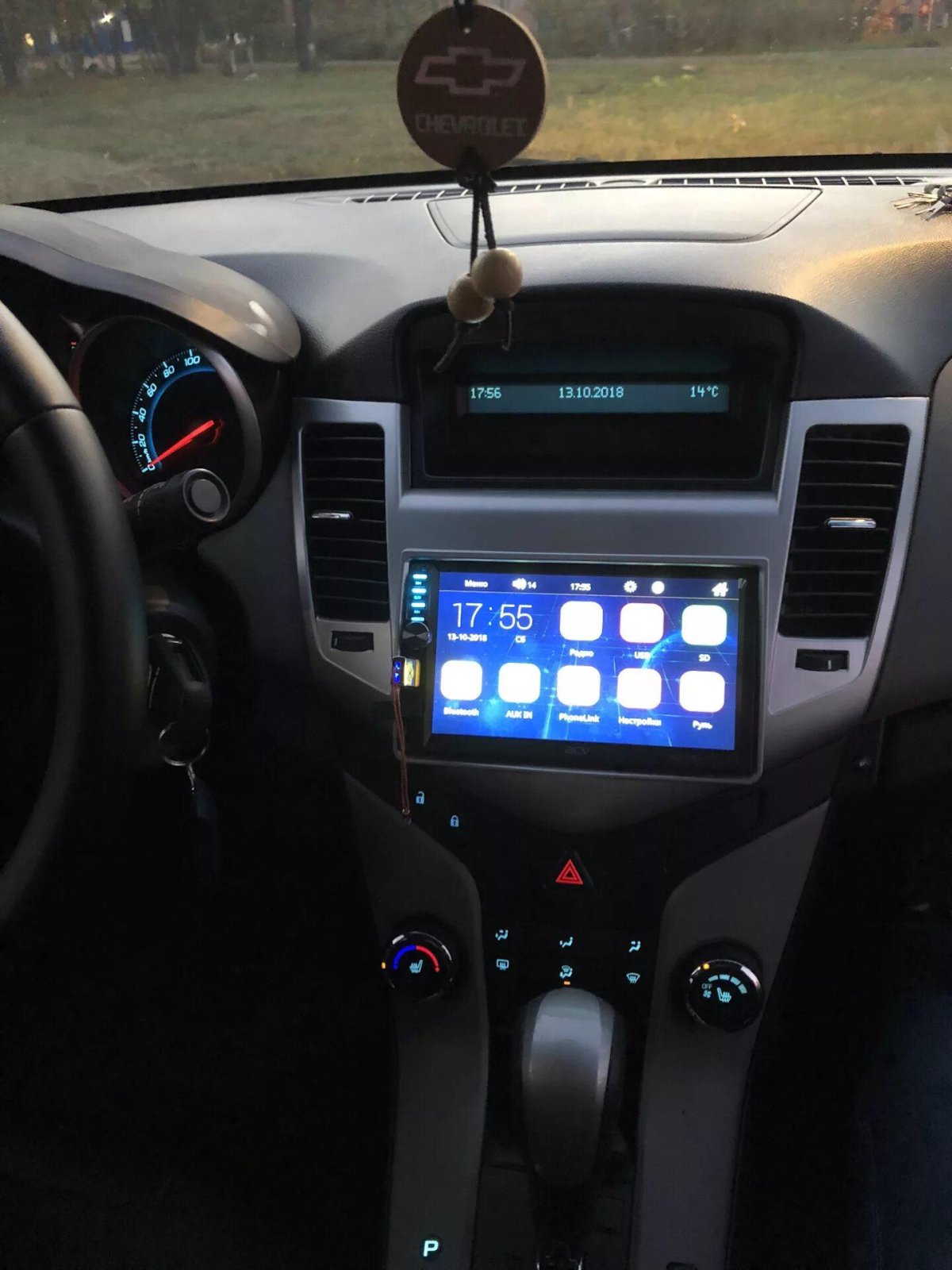Шевроле Круз 2 Дин магнитола
