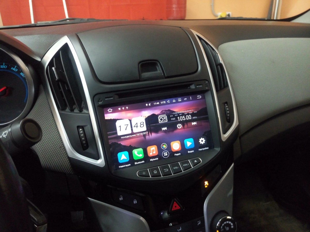 Шевроле Круз магнитола 2 din