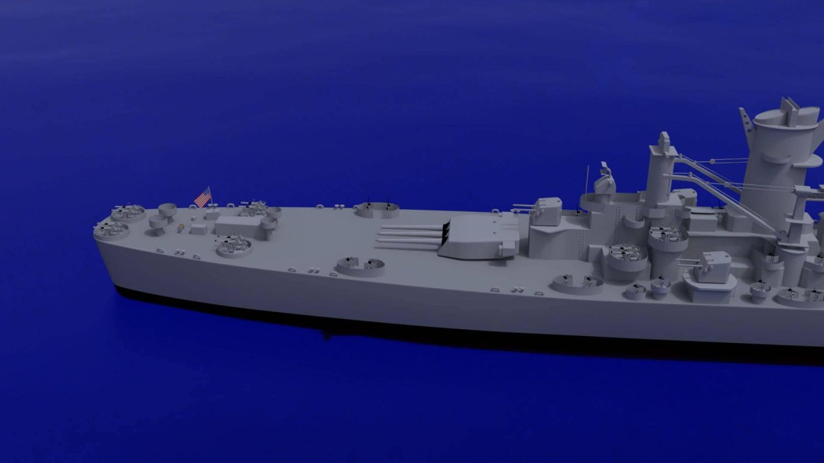 3d модель крейсера