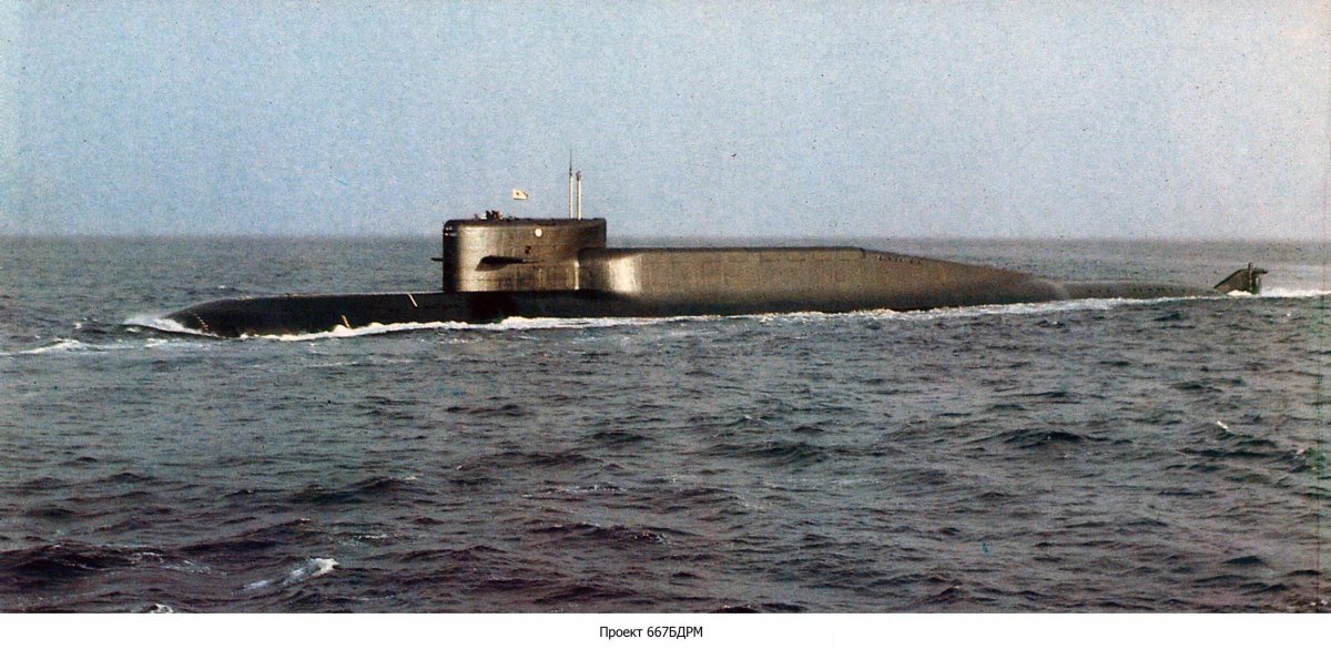Подводная лодка 667бдрм "Дельфин"