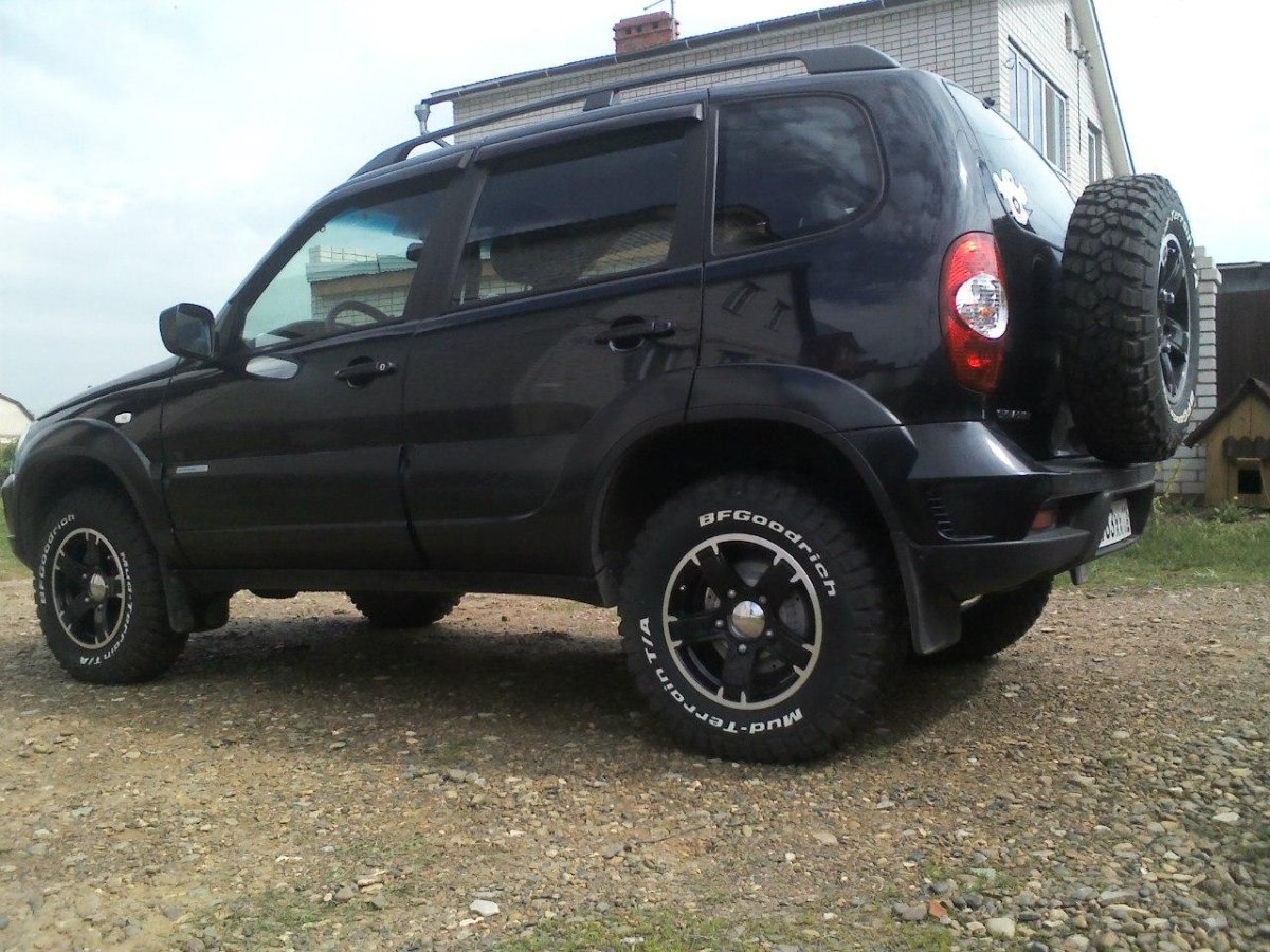 Диски КИК Ангара ет15 на Шевроле Нива