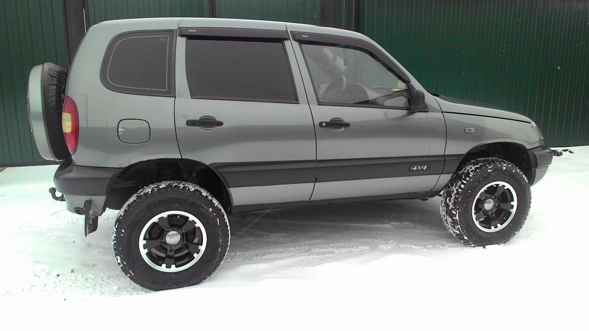 Диски КИК Ангара ет15 на Шевроле Нива