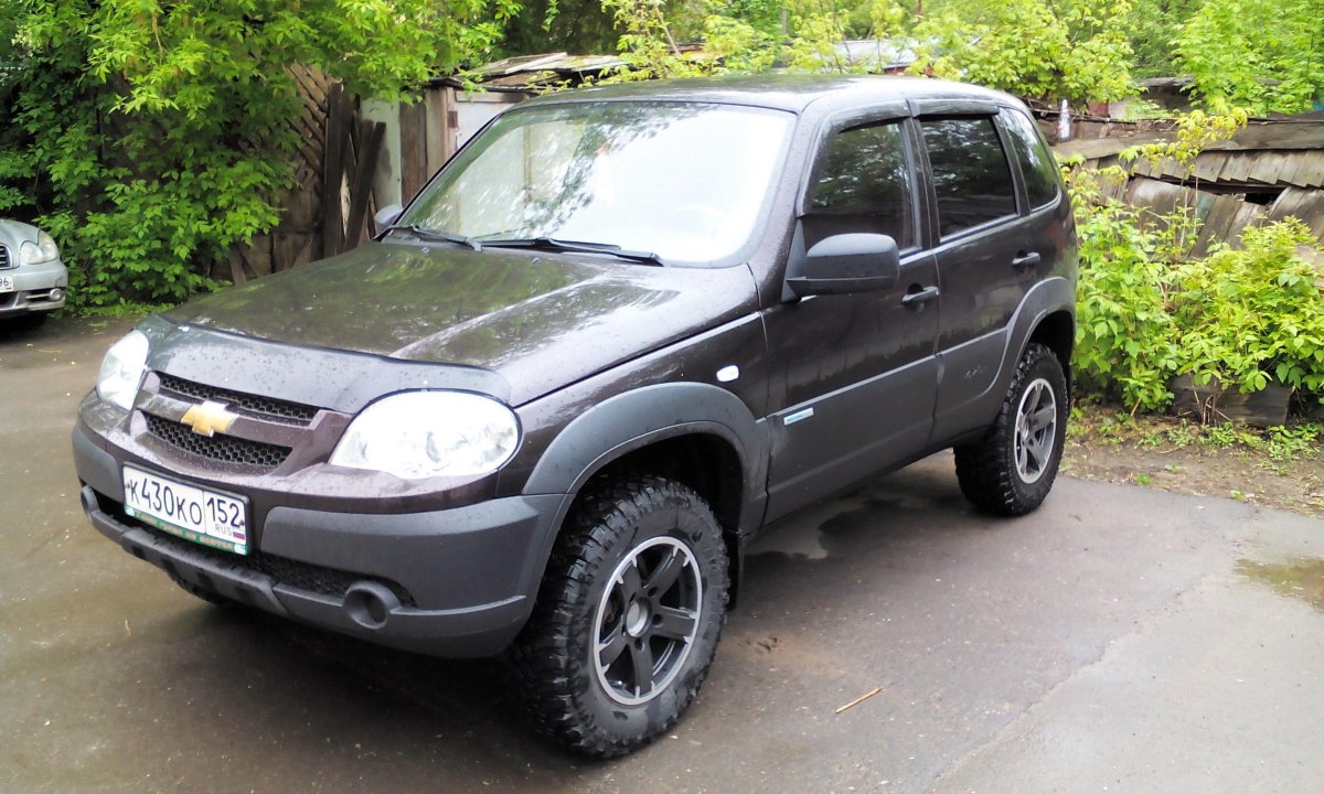 Диски КИК Ангара ет15 на Шевроле Нива