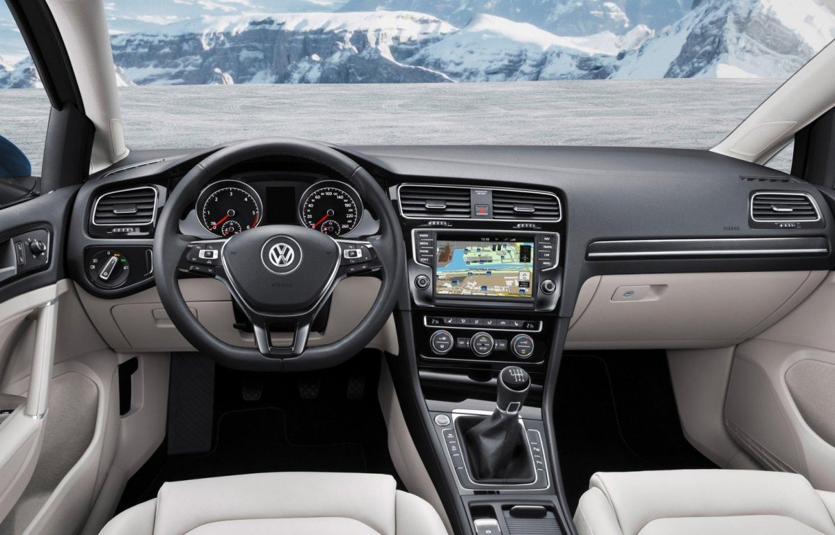 Фольксваген гольф 2017 салон