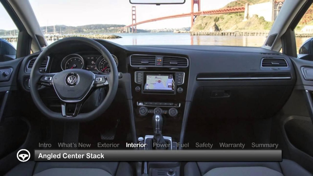 Volkswagen Golf 2015 салон