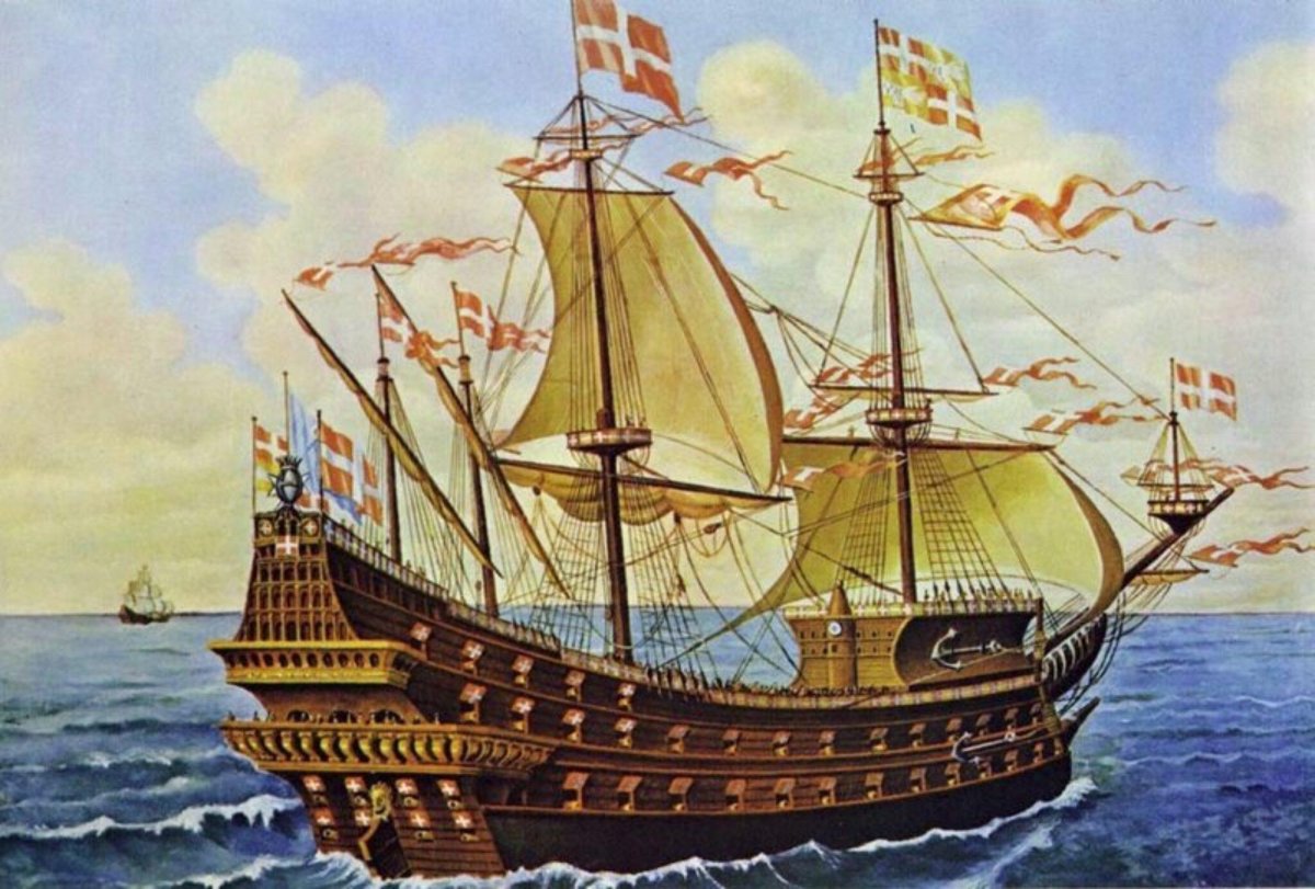Корабль Каравелла 15 века