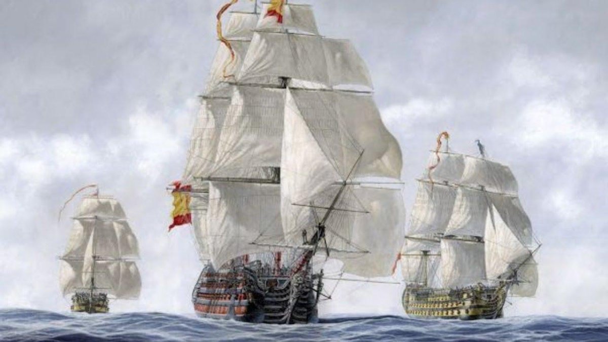Испанский корабль Сантисима Тринидад
