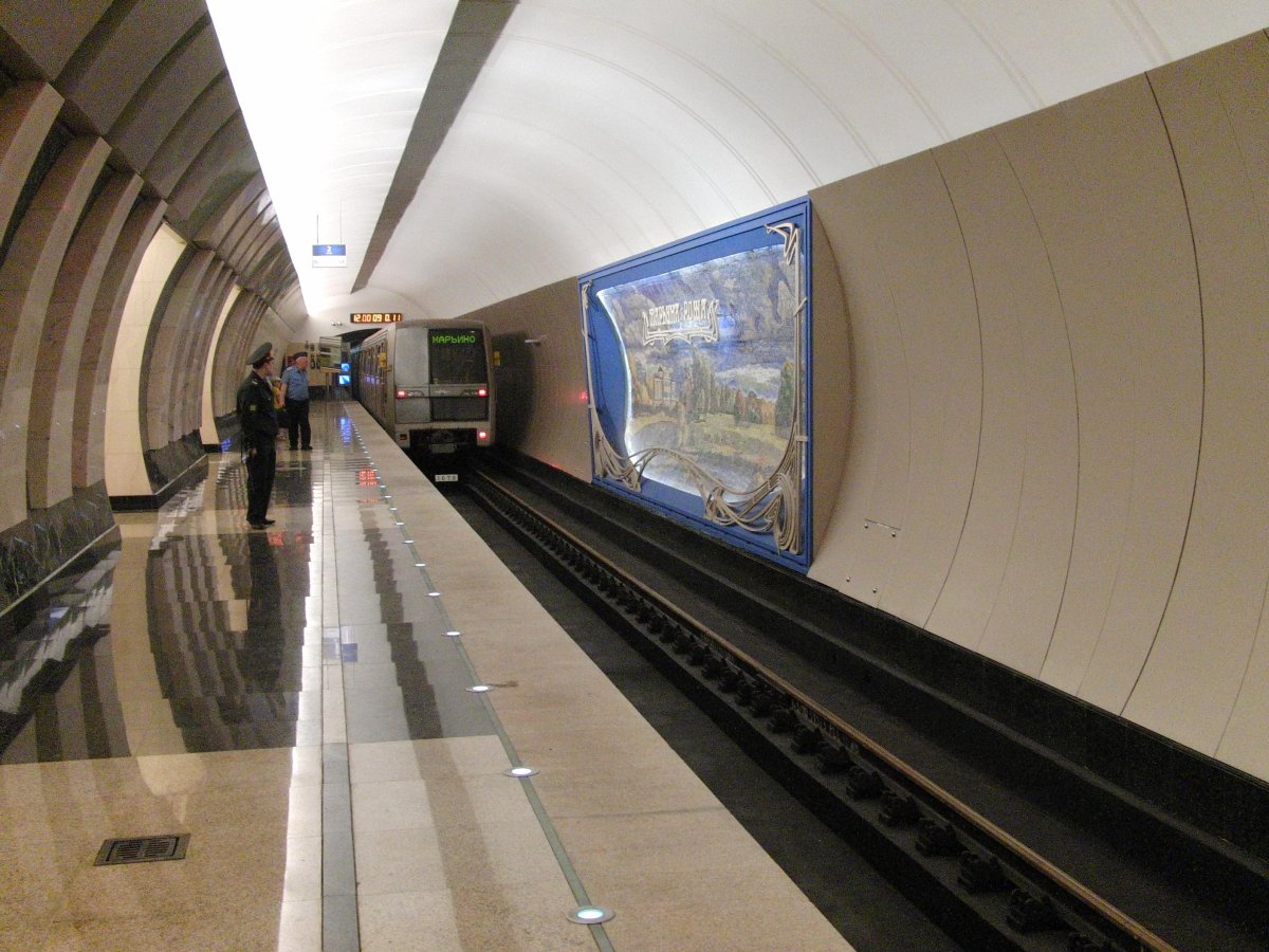 Яуза на станции Марьина роща