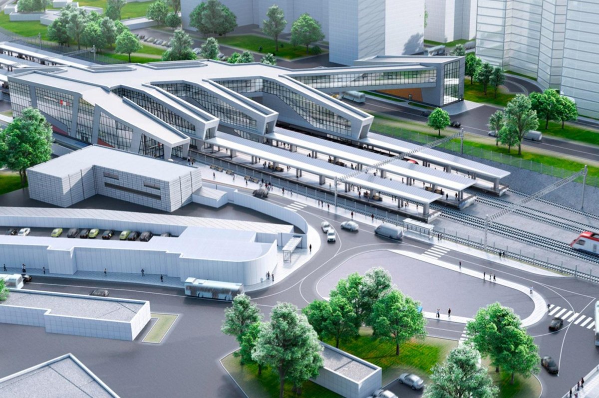 Станцию Марьина роща МЦД-2 проект