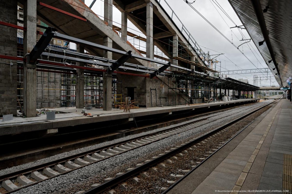 Аникеевка платформа. МЦД-2