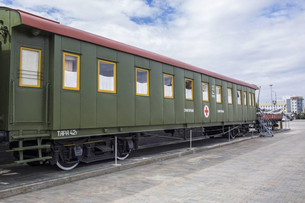 Санитарный Железнодорожный вагон.ВОВ