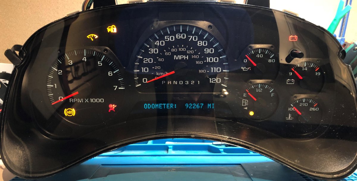 Панель приборов Шевроле Трейлблейзер