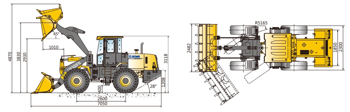 Фронтальный погрузчик lw300