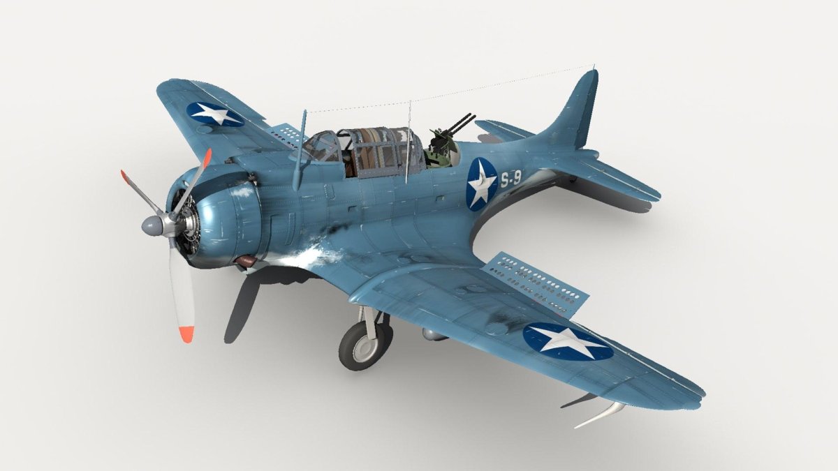 Douglas SBD Dauntless модель