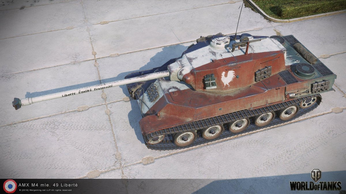 Танк AMX m4 mle 49