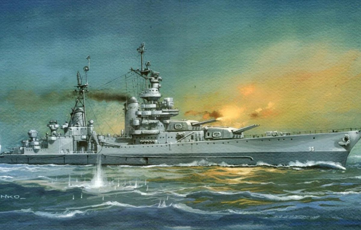 USS Indianapolis крейсер
