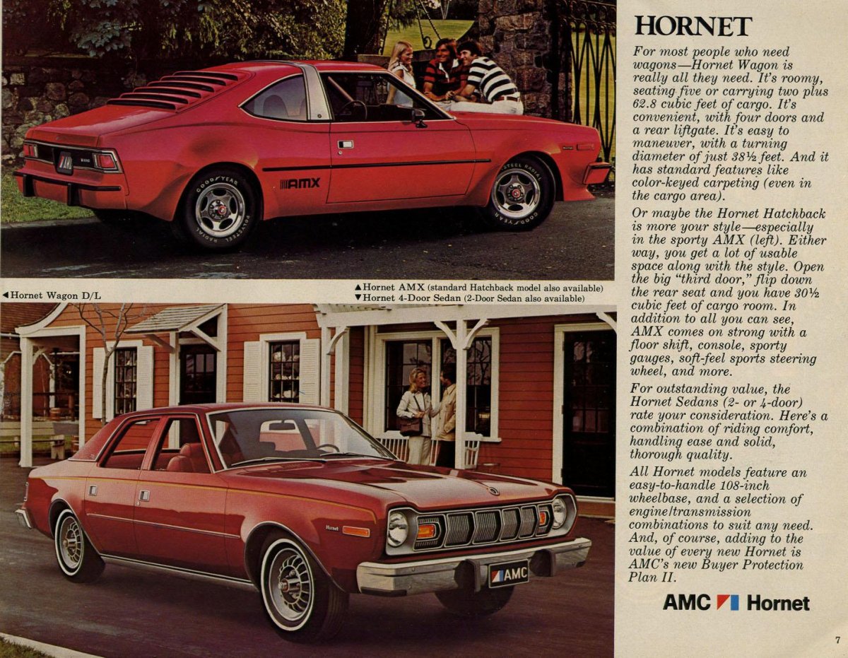 Автомобиль AMC Hornet 1972 года