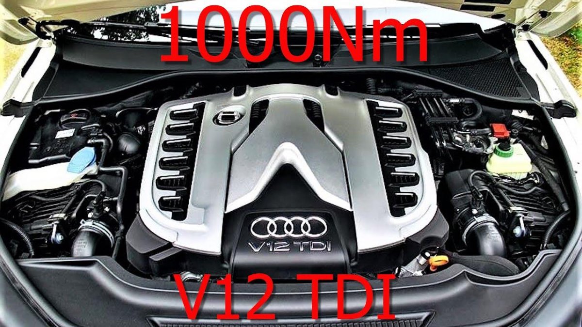 Мотор Audi w12 TDI