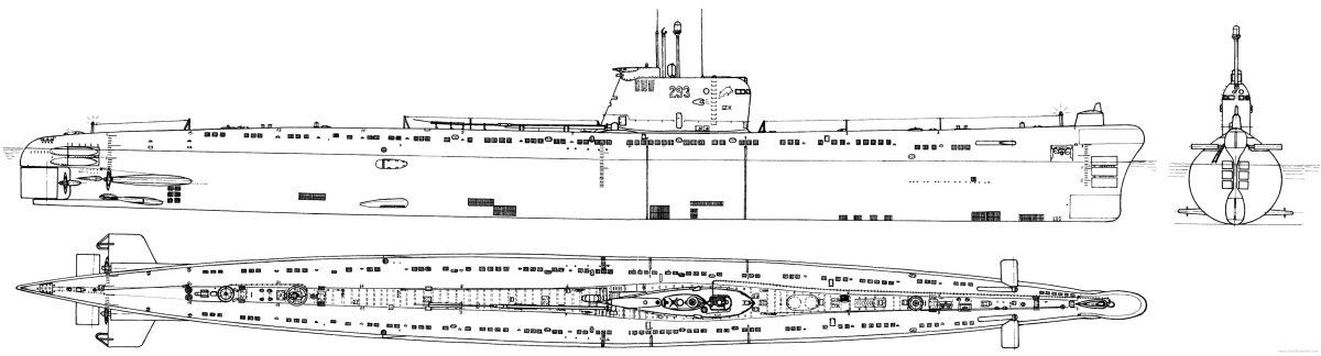 Подводная лодка проекта 641 чертежи