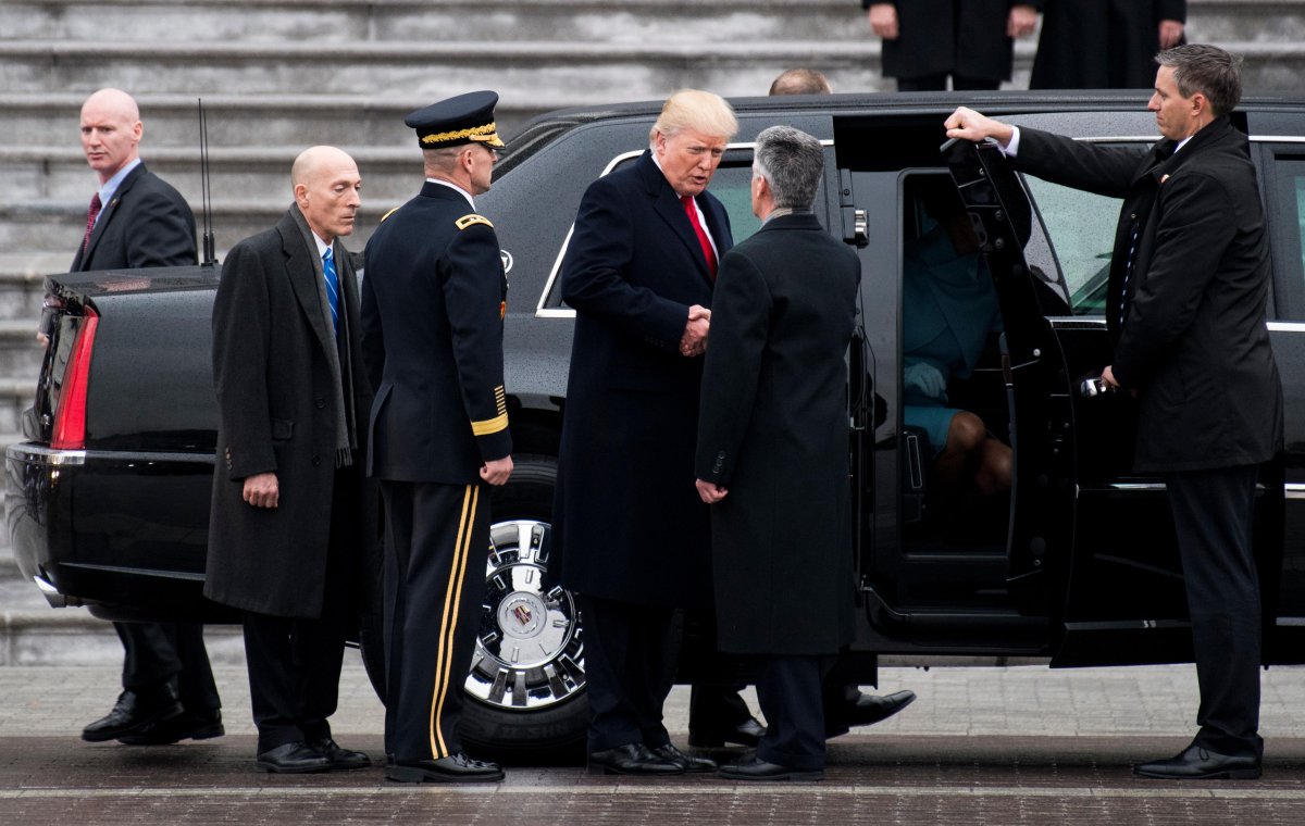 Лимузин президента США Дональда Трампа