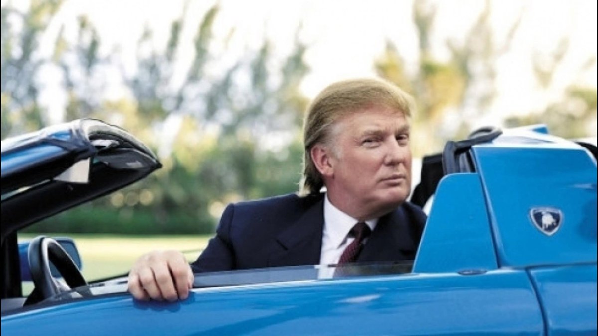 Трамп за рулем