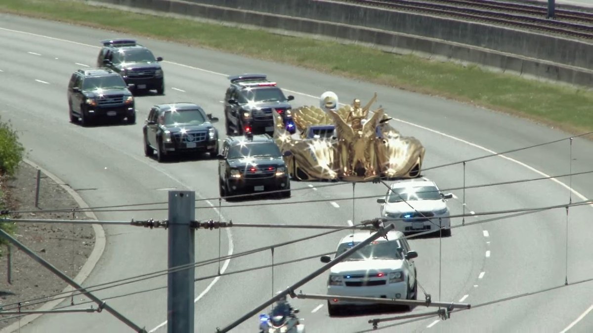 Кортеж Дональда Трампа