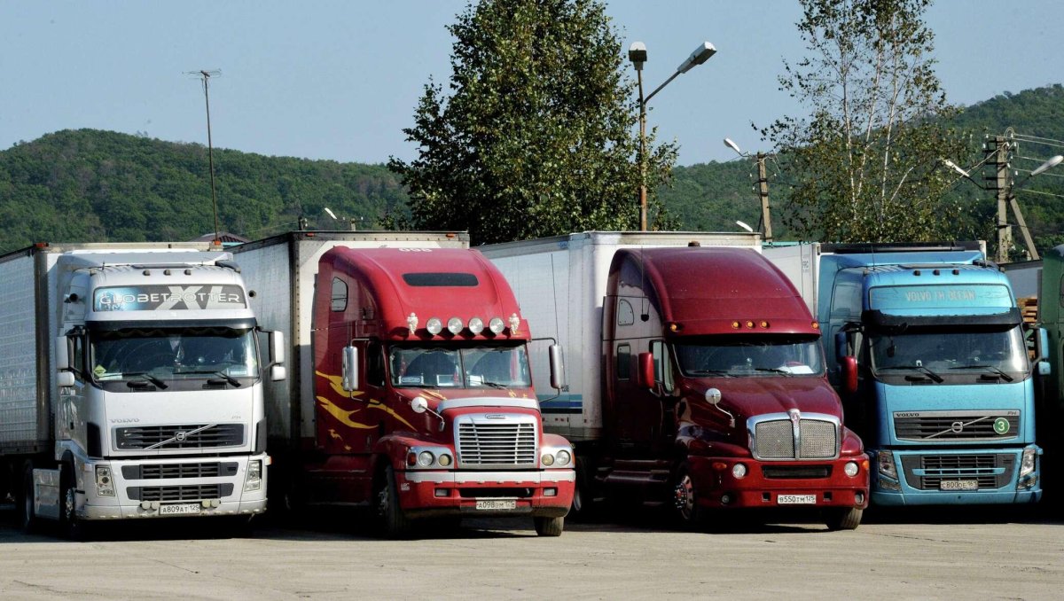 Автопарк грузовиков
