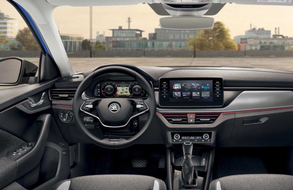 Skoda Scala 2021 салон