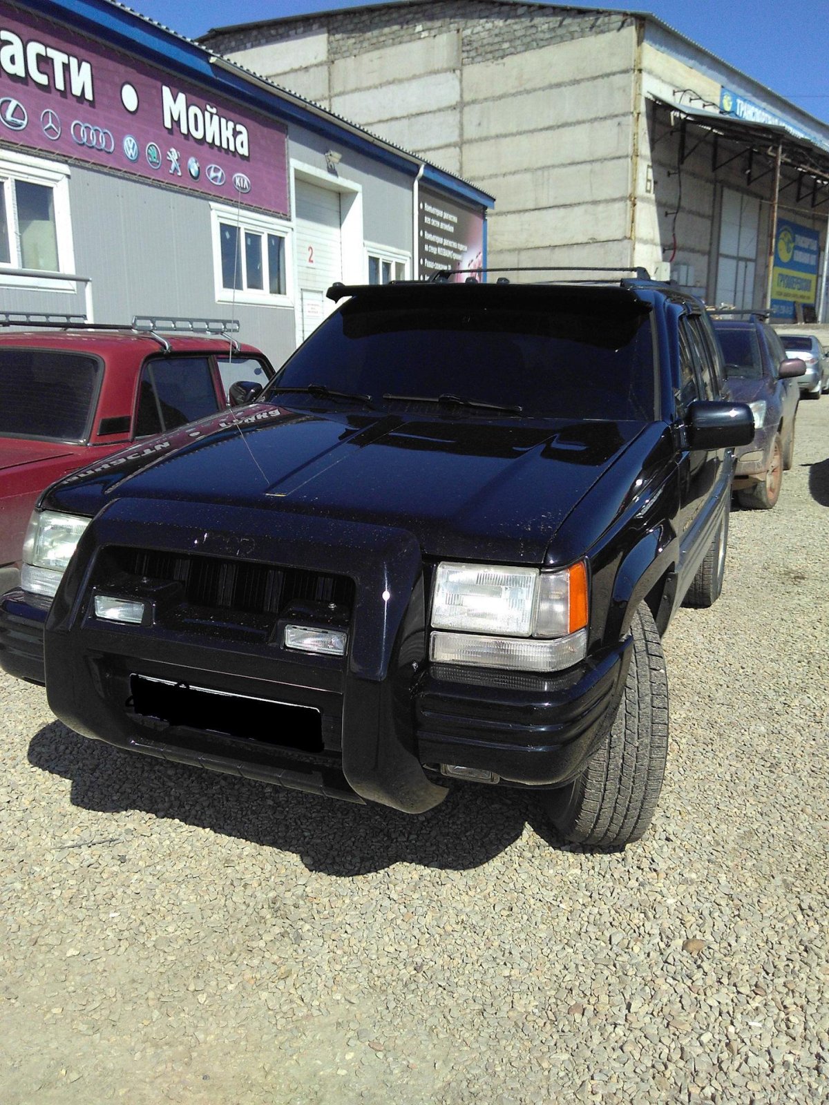 Jeep Grand Cherokee 1996 с кенгурятником