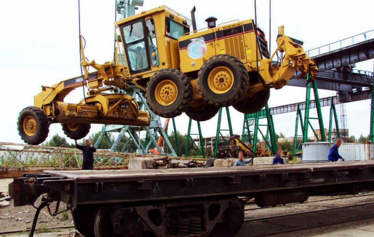 ЖД платформа для тяжеловесных грузов