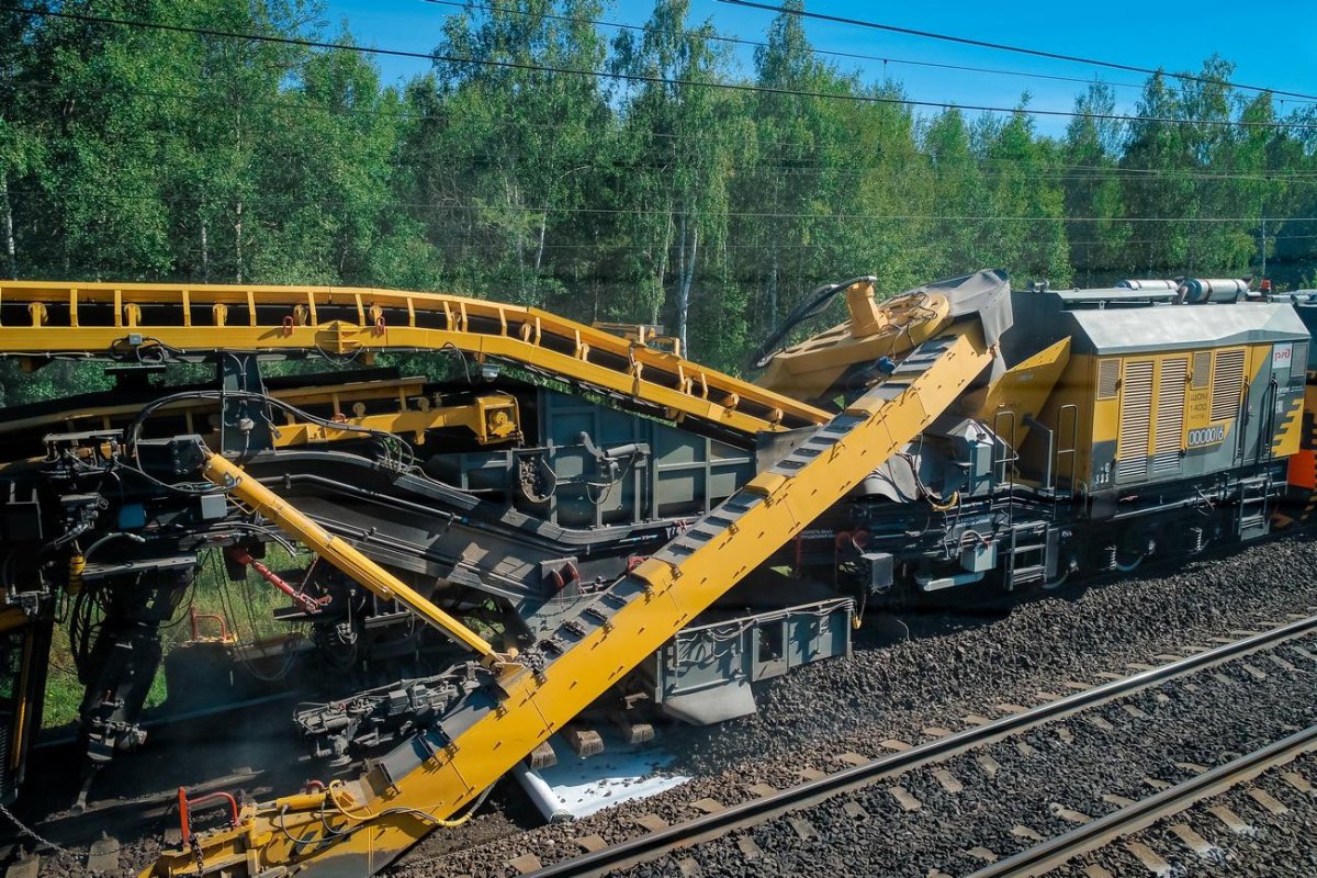 Щом-1400 щебнеочистительный комплекс