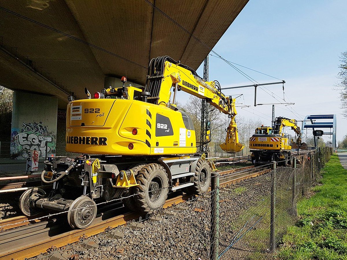 Железнодорожный кран