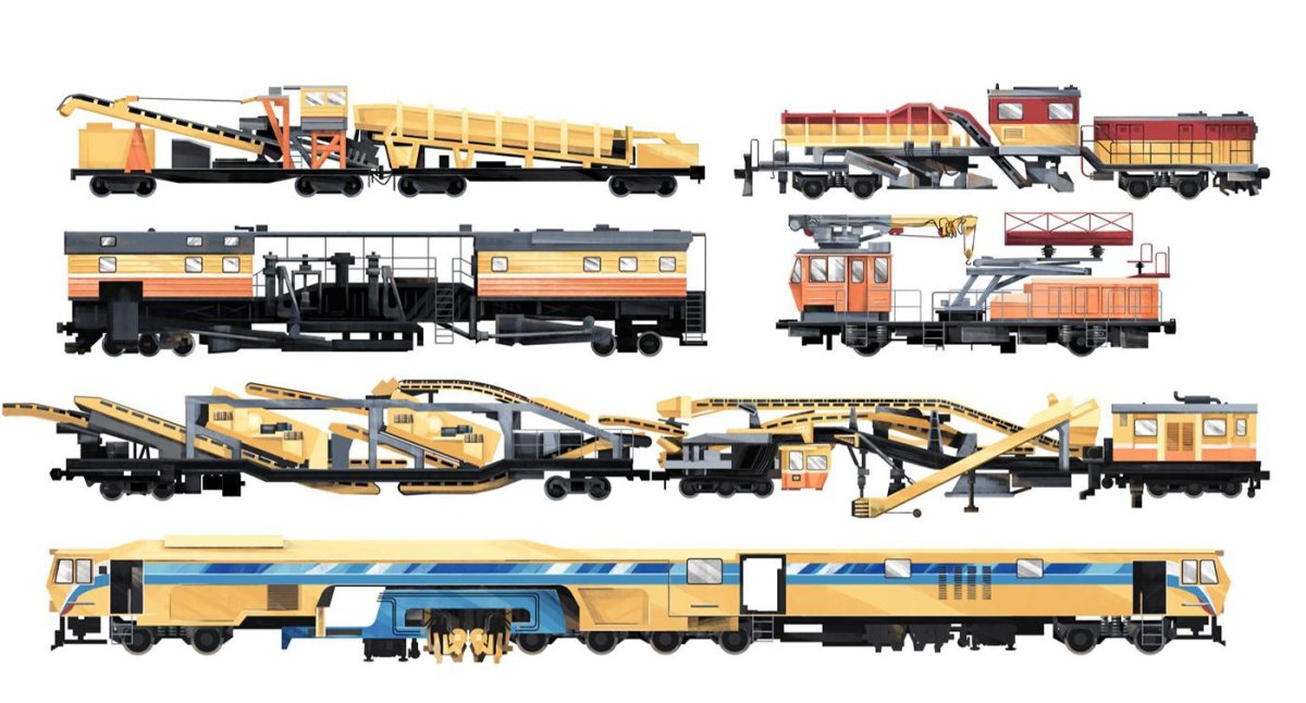 Щом-1400 Путевая машина