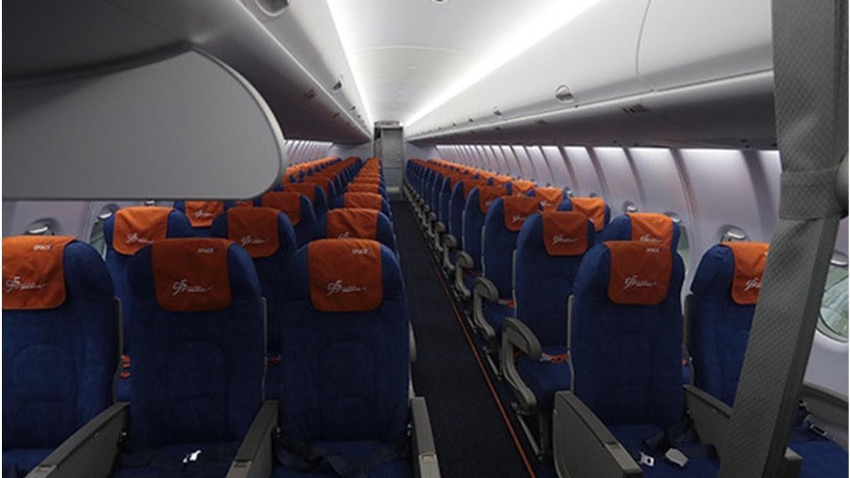 Суперджет 100 Аэрофлот салон