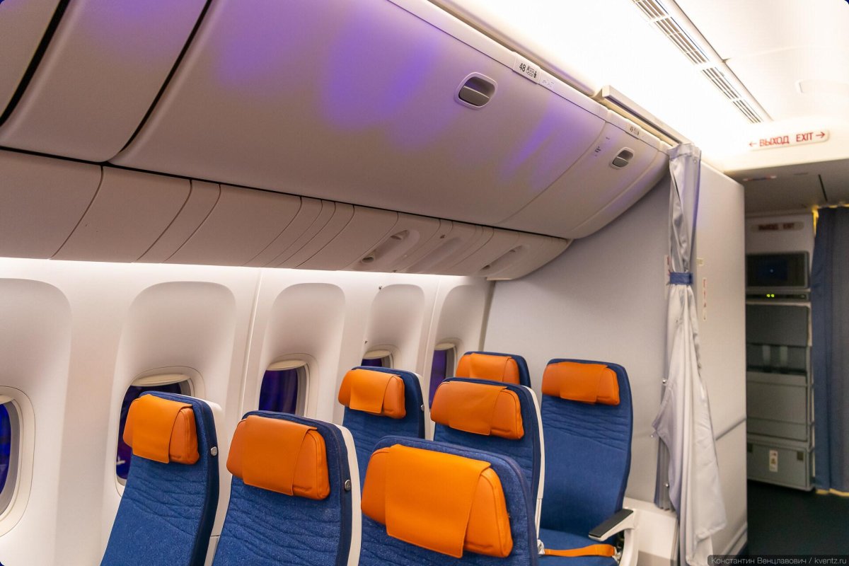 Boeing 777-300er Аэрофлот салон
