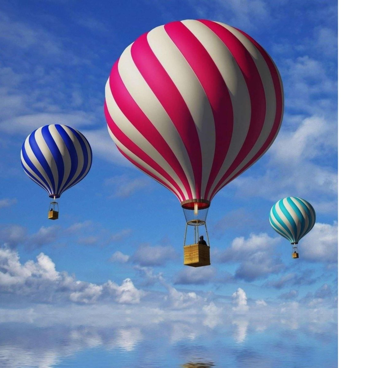 Воздушный шар в небе