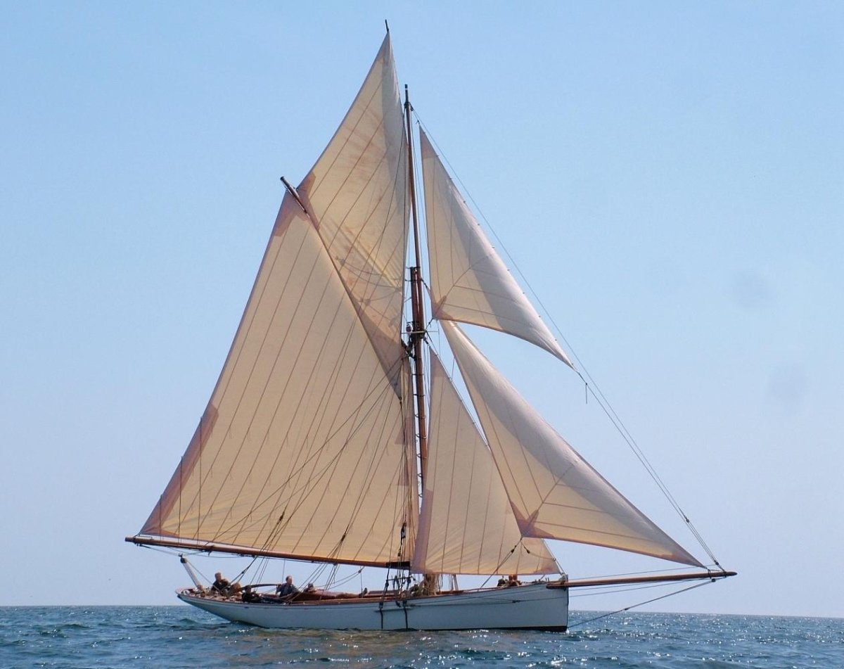 Парусное вооружение Бермудский шлюп