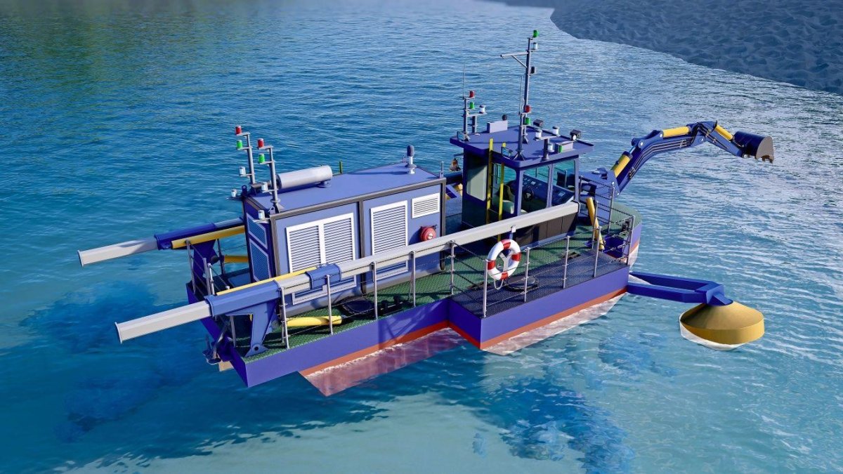 Земснаряд-амфибия Watermaster