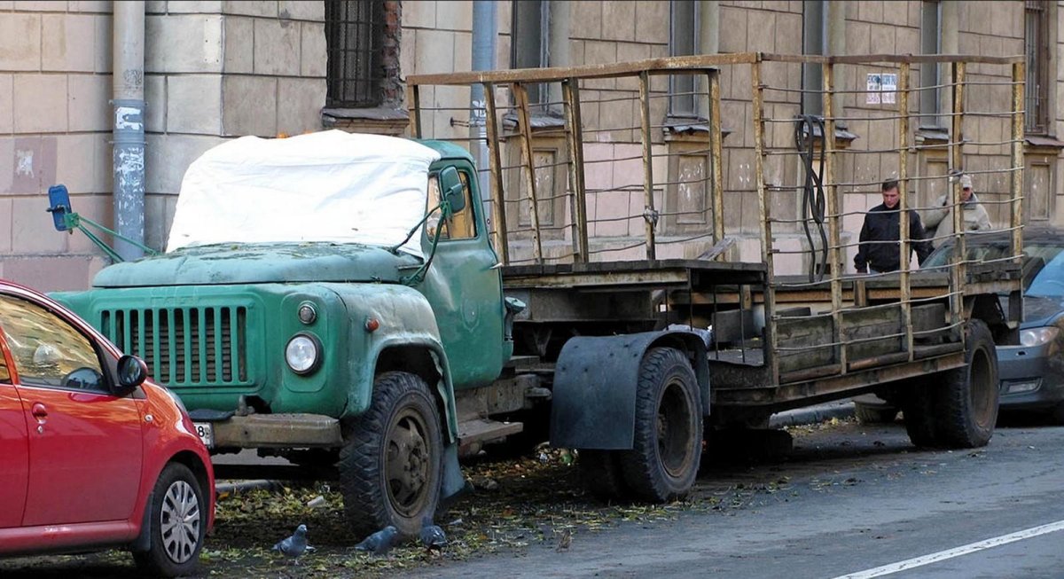 ГАЗ 53 полуприцеп