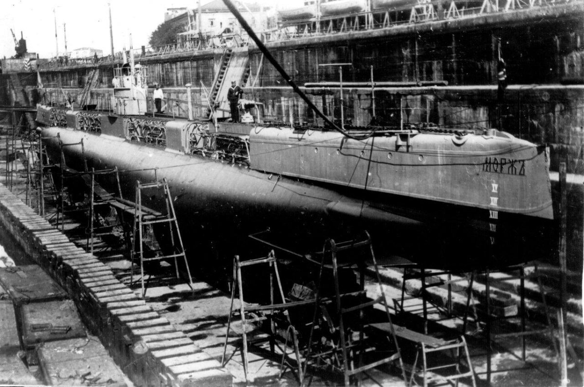 Подводная лодка морж 1915
