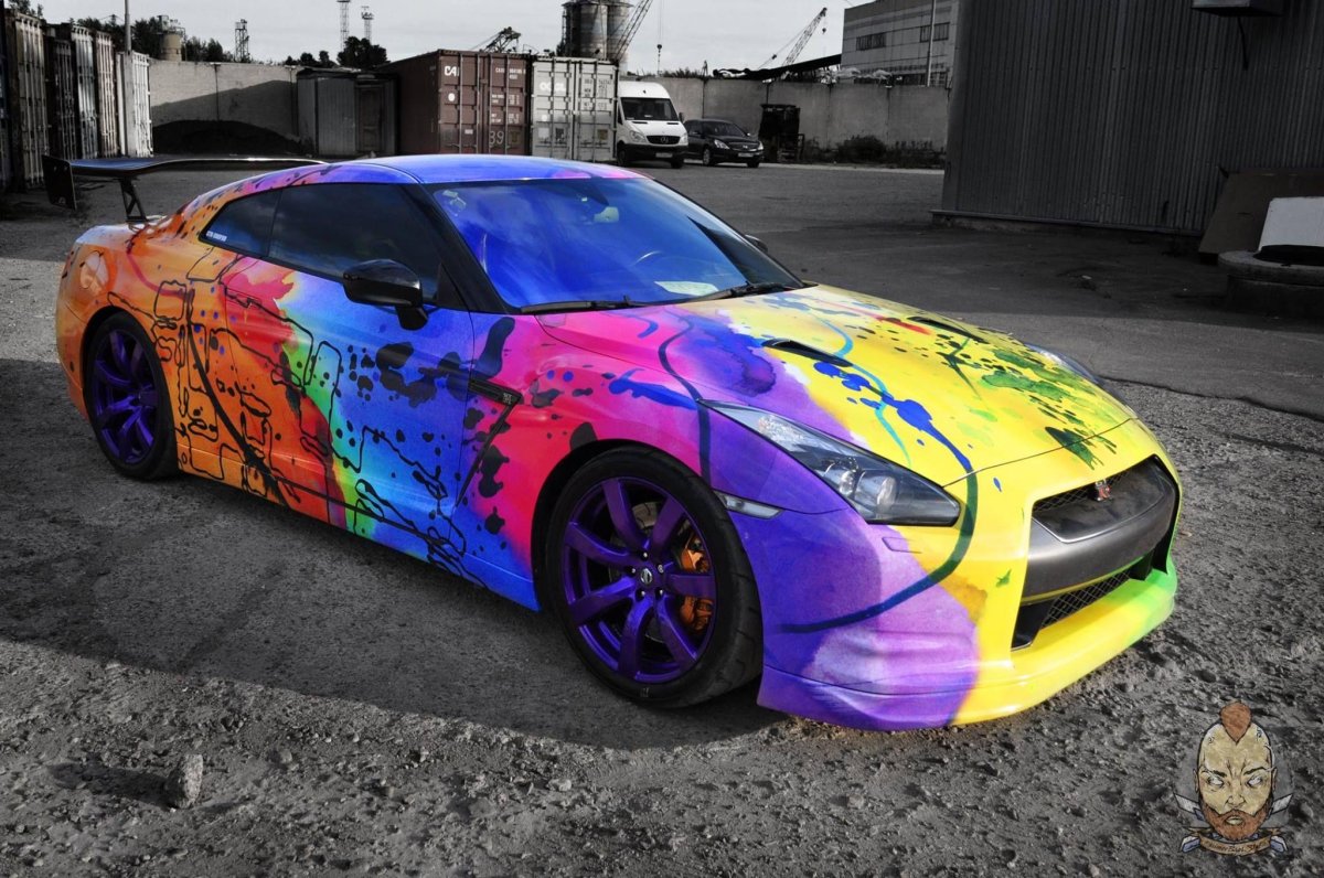 Nissan Skyline GTR r35 Aerography