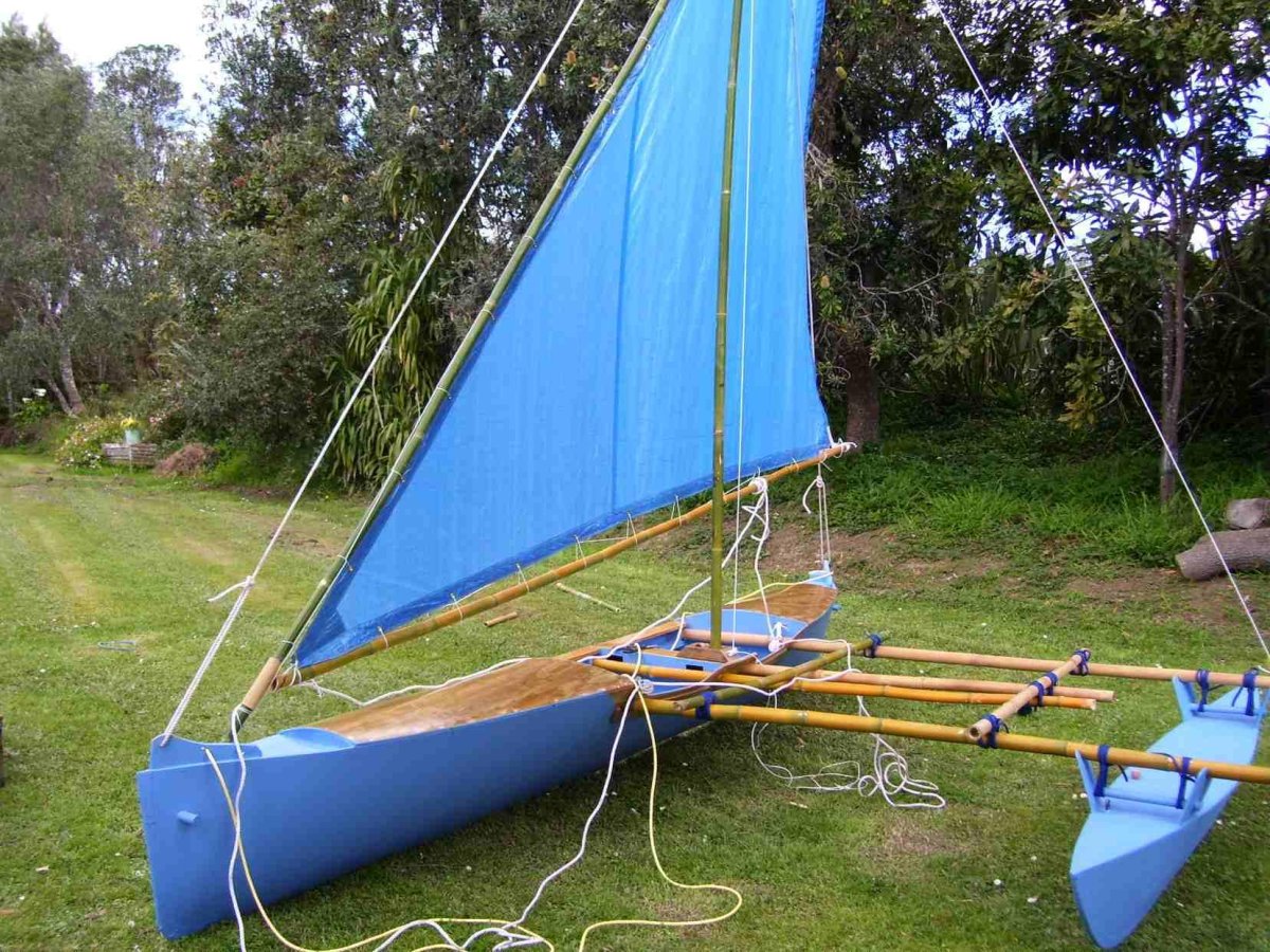 Полинезийский катамаран проа