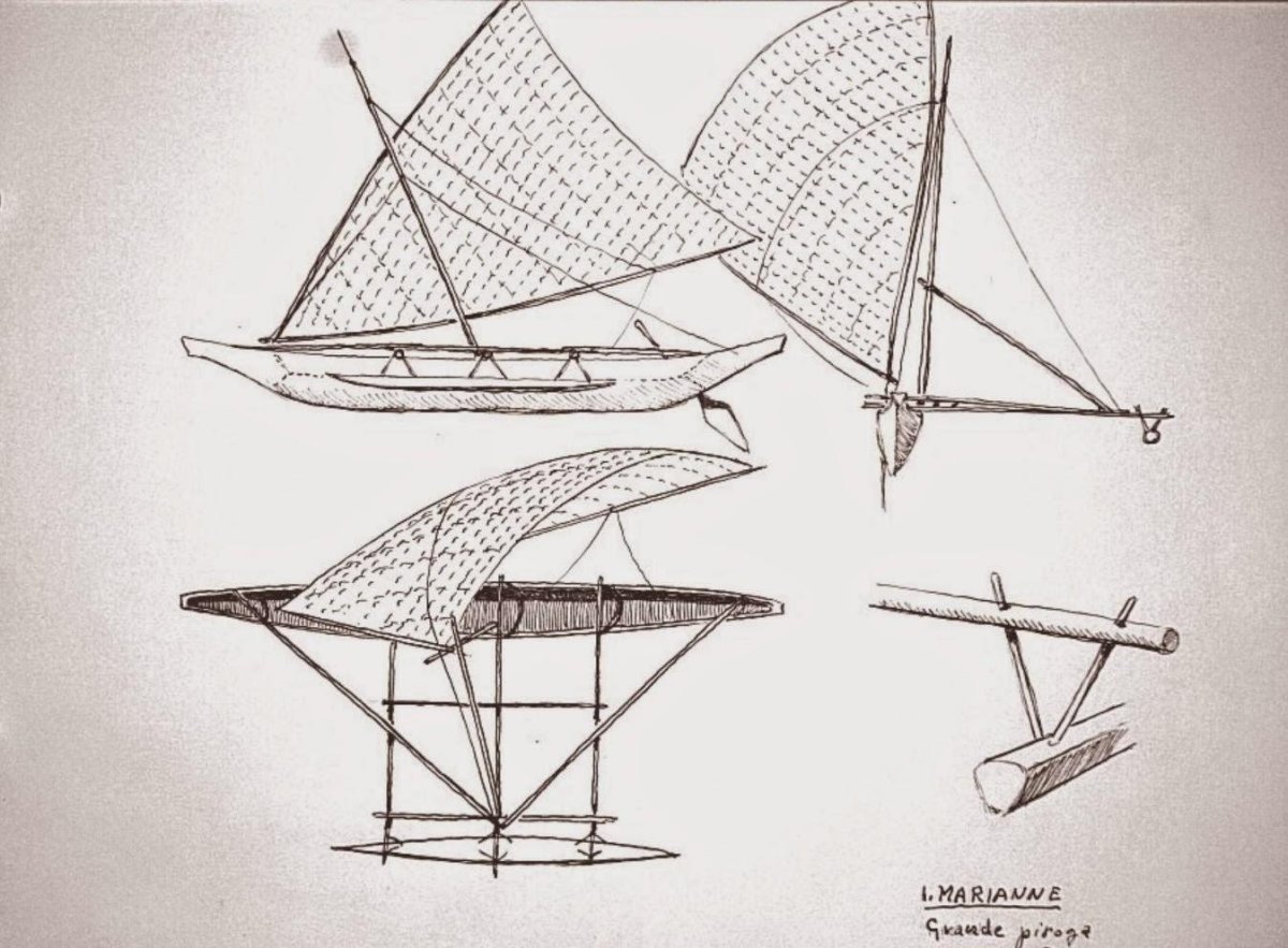 Полинезийская лодка проа