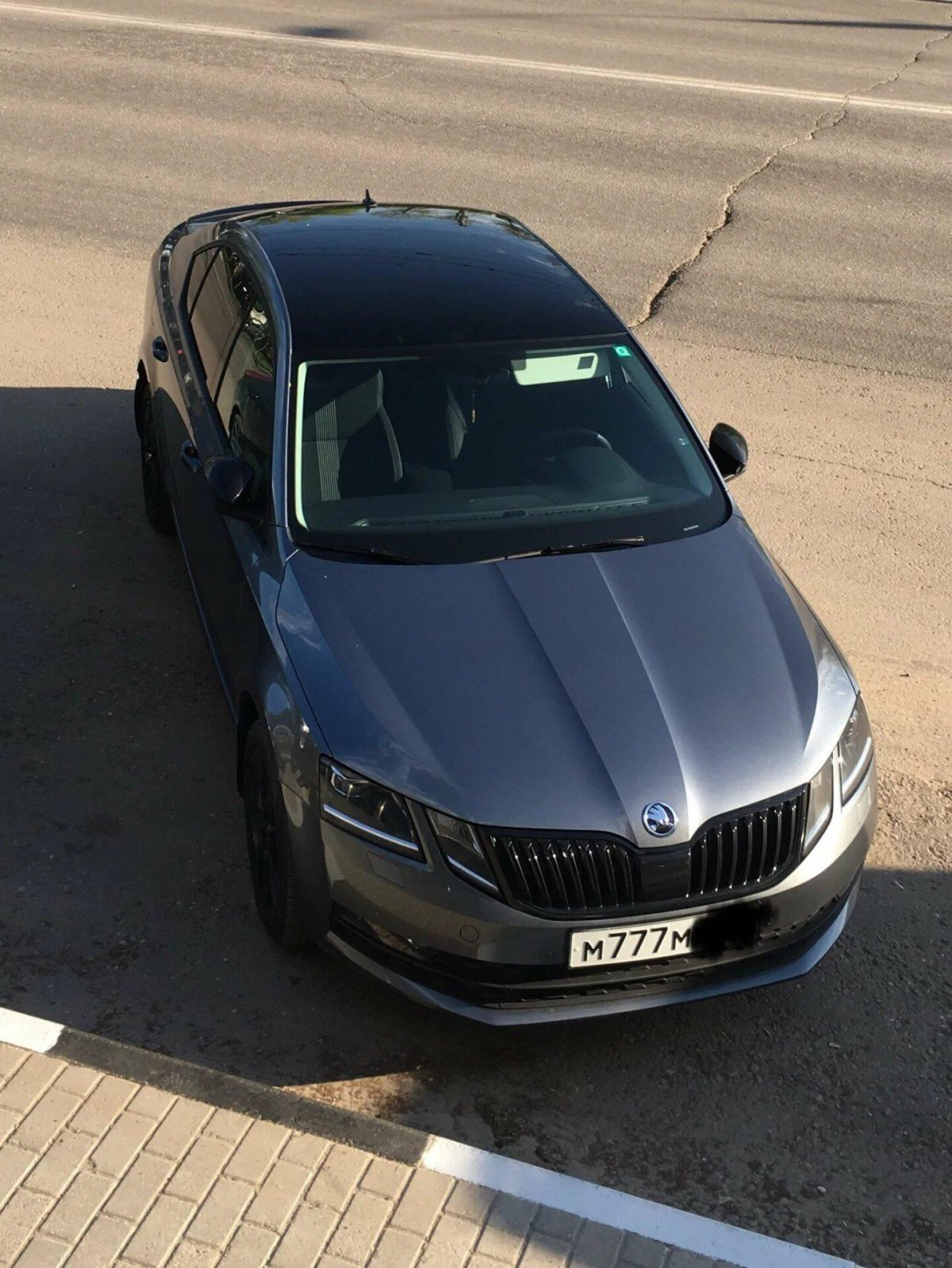 Шкода Октавия а8 черная