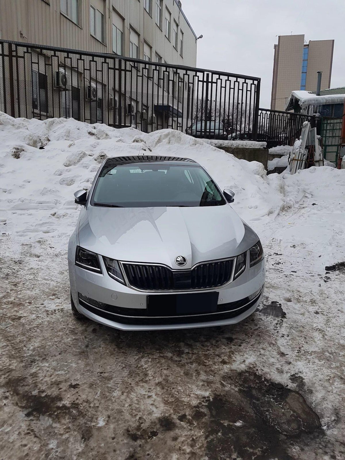 Шкода Октавия а7 Рестайлинг антихром