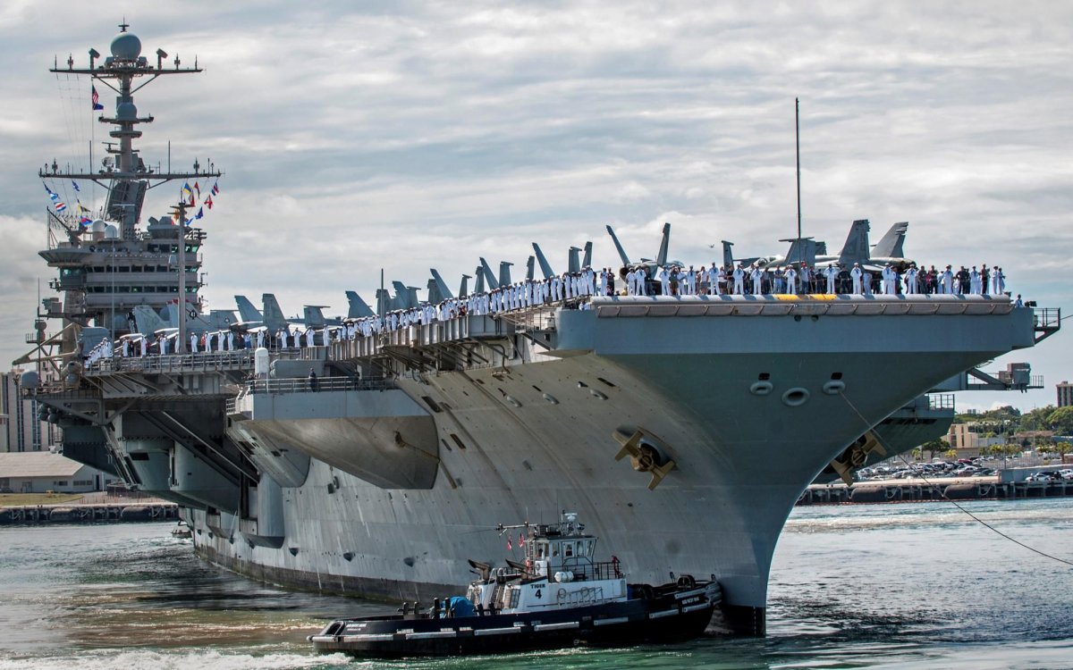 Авианосец cvn74 USS John c. Stennis CVN 74
