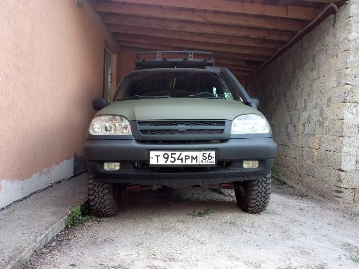 Niva Chevrolet в рапторе